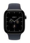 APPLE Watch Series 12 GPS + Cellular Natural Titanium, Navy Blue Sport Band, M/L, 42mm