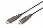 Digitus HDMI AOC Hybrid optilasfaserkabel 4K eemaldav 20m pikkuselt