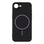 Obal:Me MagNetix Matte TPU mbris Apple iPhone'i 16e jaoks / must