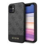 GUESS GUHCN61G4GLGR iPhone 11 6,1" / Xr szary/halli kva korpus 4G Stripe Collection