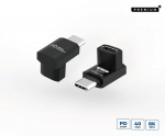 MicroConnect Premium USB4 3x2 USB-C angled adapter, 240W, 40Gbps Premium