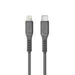 uniq MFI Flex kaabel USB-C-Lightning 18W nailon, ssi-hall