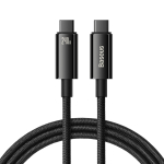 Baseus CAWJ040101 USB-C - USB-C kaabel 240W 480Mb/s 2m - must ja hall - OUTLET