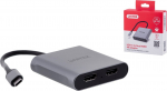 Unitek V1404B USB-C - HDMI x2 Adapter Hbe (V1404B)