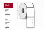 Capture Label 60x25 - Core 40. White. Uncoated. DT. Permanent.