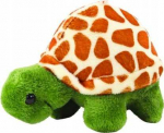 LEAN Toys Plush Turtle 10 cm Brown Mascot Keychain