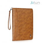 Blun Eco-leather Universal Book Case with Stand and card slots for Tablet PC with 7 AND quot; Brown