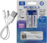 Vega MBAA1650 AA USB-C 1650mAh 2tk