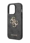 GUESS Kvakate 4G Big Metal Logo Hall, Apple iPhone 15 Pro jaoks, GUHCP15L4GMGGR