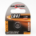 ANSMANN Battery LR41, 1.5 V, Alkaline 1pcs/pack