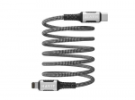 HAVIT CB6298 Magnetiline USB-C Lightning kaabel, 1 m (must)