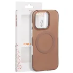 Tecto Shield Mistiq Mag lemkinnitus iPhone 16 Pro 6,3" jaoks, pruun