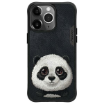 Nimmy etui iPhone 15 Pro 6.1" tarny/must Big Eyed Pet 2.0 Panda