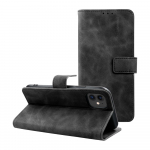 PEHME iPhone 11-le meldud raamatukott musta vrvi
