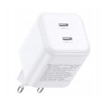 UGREEN GaN 45W 2xUSB-C laadija - Valge - OUTLET