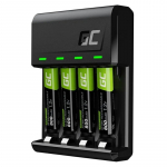 Duracell Green Cell VitalCharger UBS-C Charger for AAA/AA batteries / 4x HR03 800mAh included