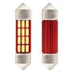 Amio LED CANBUS 4014 16SMD Festoon C5W C10W C3W 39mm Valge 12V/24V