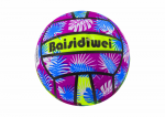 LEAN Toys Rubber Ball Bright Leaves Purple 24 Cm