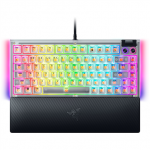 Razer Vahetatav Mehaaniline Mnguklaviatuur | BlackWidow V4 75% | Mnguklaviatuur | Juhtmega | US | Phantom White Edition | USB Type-C | Mehaanilised Llitid (Taktiilsed)