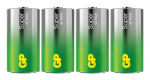 GP Super Alkaline C battery, 14A/LR14, 4-pack