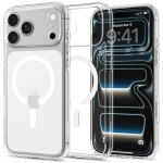 Spigen Ultra Hybrid MagSafe korpus iPhone 18 Pro / 17 Pro jaoks - Lbipaistev ja valge