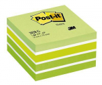 3M Post-it mrkmepaberi kuubikud, roheline pastell, 76 x 76 mm (7100200375)