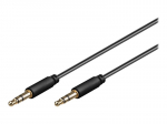 Goobay goobay AVK 183-0100 mini Audiokabel 1m Sort
