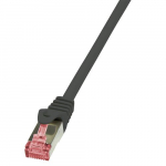 Logilink Patchkabel CAT6 S/FTP AWG27 PIMF 0,25m schw.