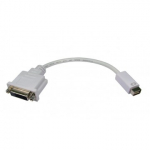 4World Adapter mini DVI [M] DVI-I (24+5) [F], white