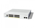 CISCO Catalyst 1300-16P-2G halduslikult juhitav lliti, 16 GE porti, PoE, 2x1GE SFP, piiratud eluaegne kaitse (C1300-16P-2G)