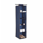 5 shelf organizer 30x30x120cm Blue