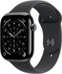 APPLE Vaata Ser. 11 GPS Cell 46mm sl. tit. Sport sw S/M