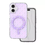 TFO Bubble Dots Mag -kinnitusiga mbris iPhone 16 6,1" jaoks, lilla