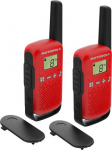 Motorola TALKABOUT T42 kaheteel raadio 16 kanalit, must, punane