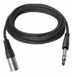 Vivolink XLR M - Stereo Jack 6.35mm 1 meter .