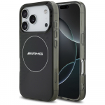 Mercedes AMG Double Layer Lbipaistev Smocked MagSafe iPhone 17 Pro jaoks, must