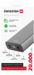 Swissten Alumiiniumist laadimispaak 2xUSB / USB-C / Micro USB / 20W / 20000 mAh