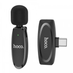 Traadita hendusega Lavalier-mikrofon USB-C Hoco L15 must