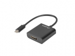 LANBERG -adapter USB CM - HDMI E 15cm must