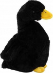 LEAN Toys Black Plush Goose Mascot Cuddly Plush Duck 30cm
