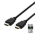 Deltaco HU-50 HDMI kabel 5 m HDMI tp A (Standard) Must
