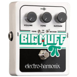 Electro-Harmonix Big Muff Pi toonipedaaliga talavalauaga valge