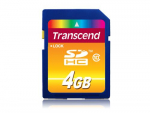 Transcend SD-kaart SDXC/SDHC Klass 10 4 GB