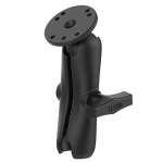 RAM Mounts M- Arm + Base, C-size Double Socket Arm with Round