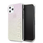 GUESS GUHCN65PCUGLGPI iPhone 11 Pro Max rowo-zoty/kuldne roosa kva mbris Gradient Glitter