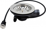 Deante 3.5 body with strainer, for automatic steel sink drain trap