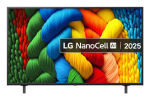 LG TV Seadme||50 "|4K Ultra HD|3840 x 2160 pikselit|Lame|16:9|NanoCell|50NANO80A6B