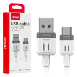 Amio -03906 andmelekut ja laadimiskaabel | USB-A kuni USB-C | 15W | 2m