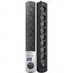 Qoltec hendusvoolukaitse | 8 pesa | 3 m | Must
