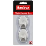SAUBER Oval iron hooks, 2 pcs.